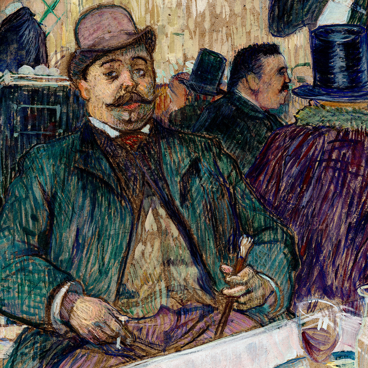 Monsieur Boileau at the Café