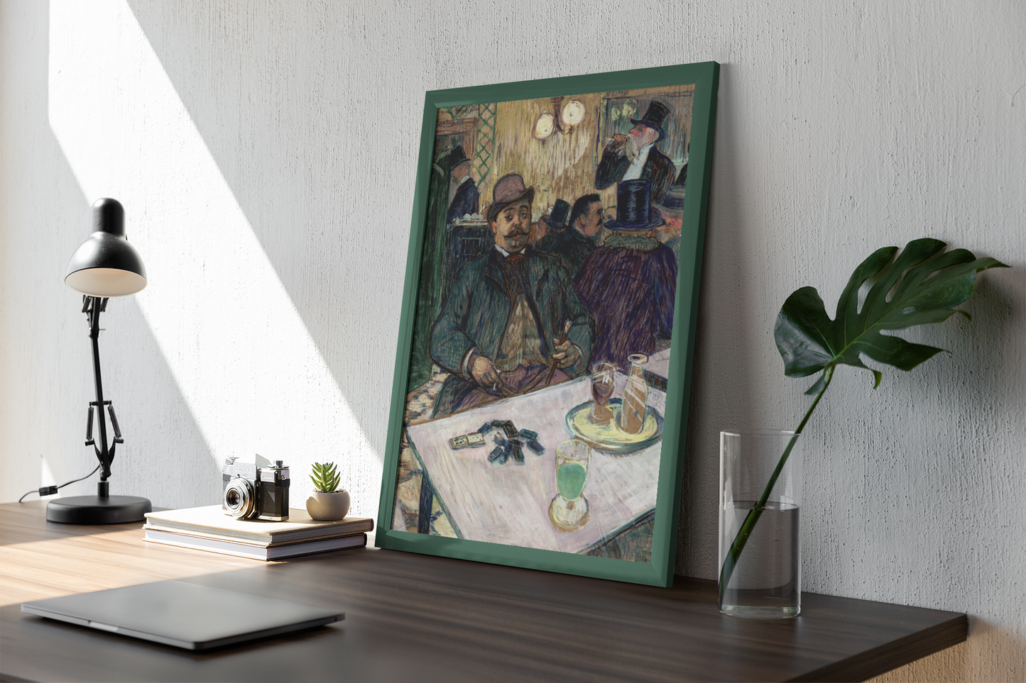 Monsieur Boileau at the Café