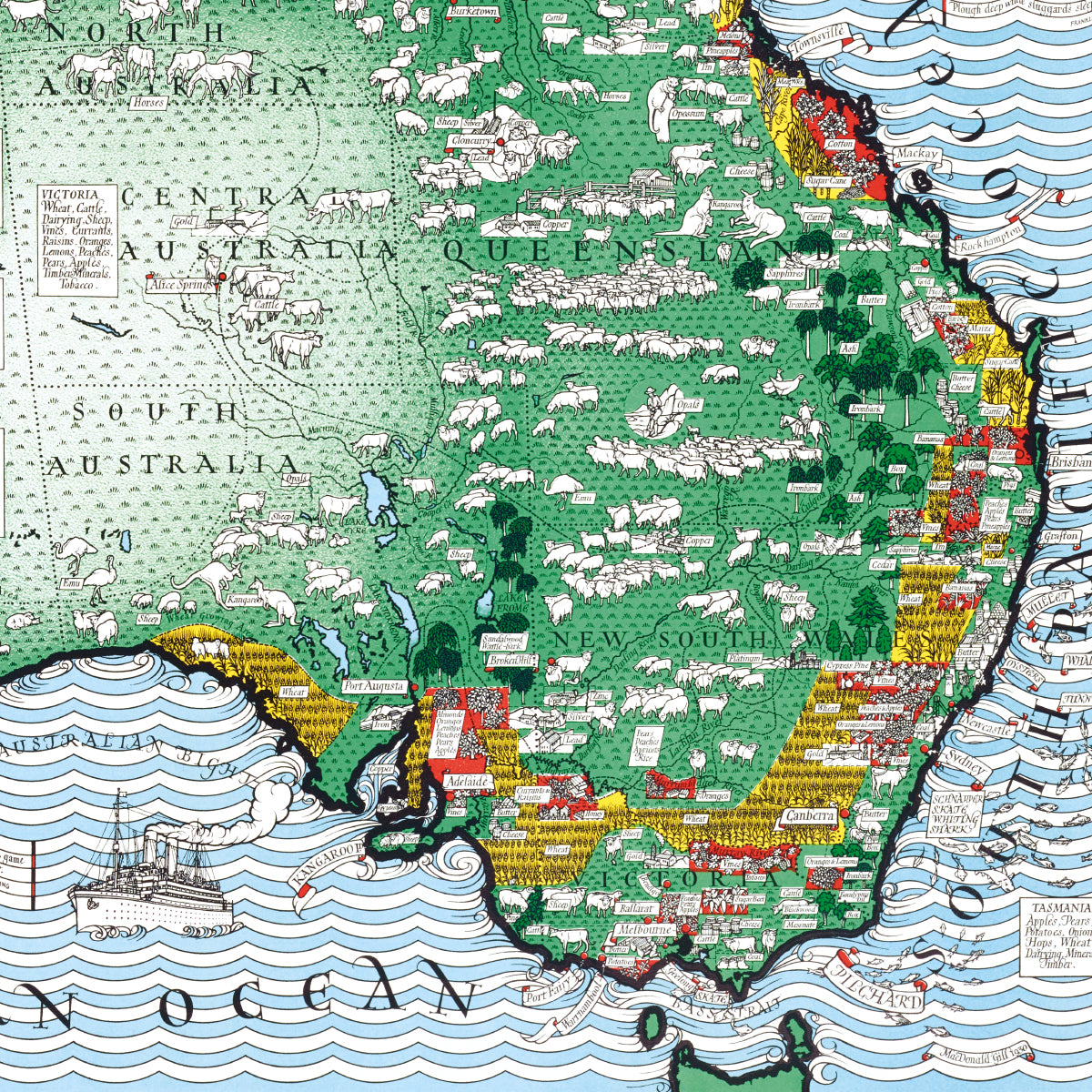 A Map of Australia
