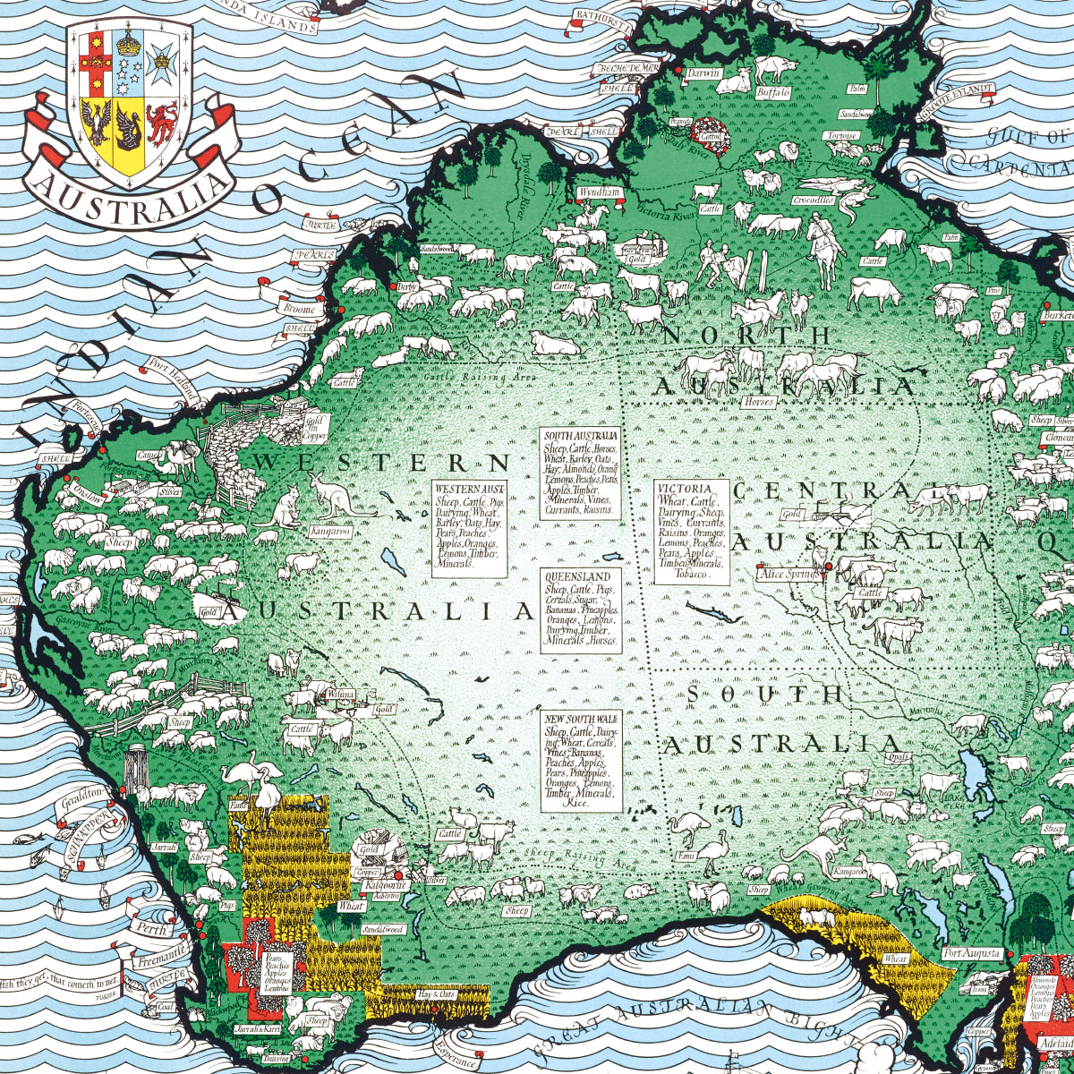 A Map of Australia