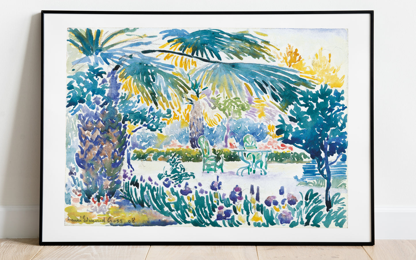 Garten des Malers in Saint Clair