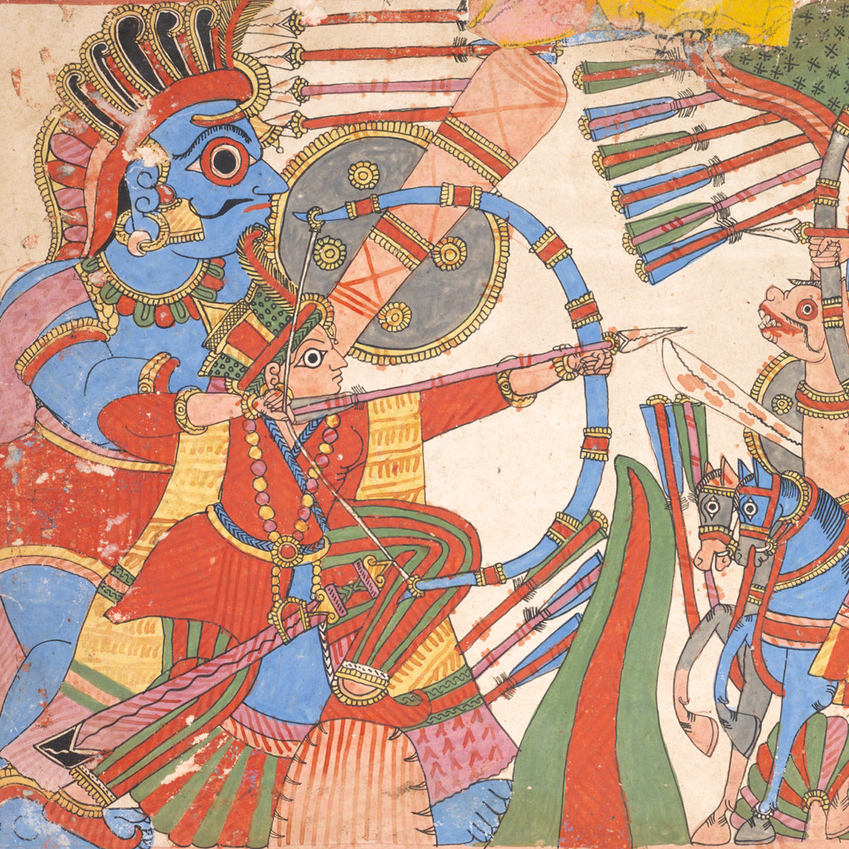 Illustration zur Mahabharata